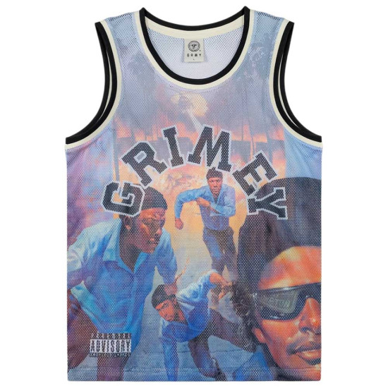 Grimey Ανδρική φανέλα 100 Miles Relaxed Basketball Jersey